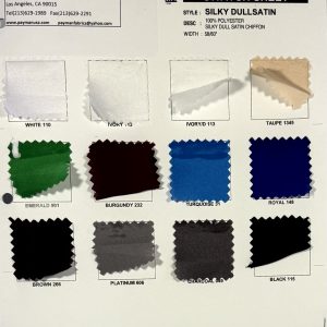 SILKY DULLSATIN CHIFFON